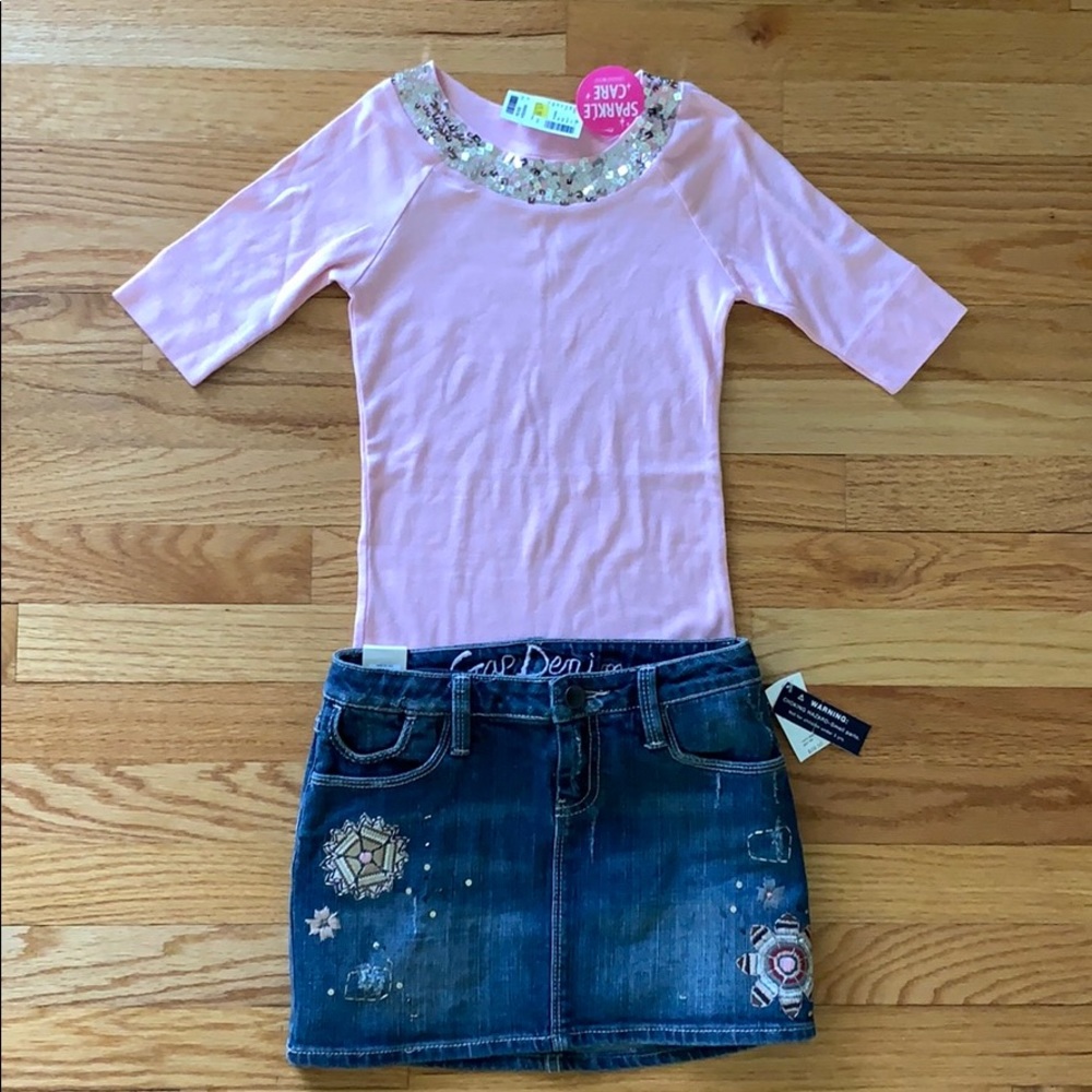 Girls outfit, NWT, GAP skirt, size 10